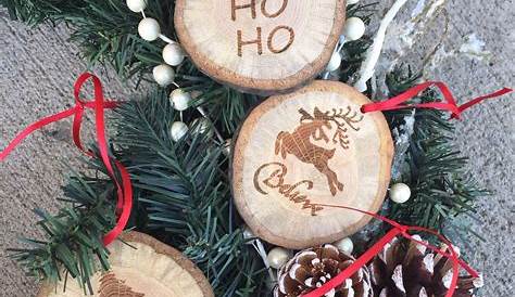 Christmas Wood Ornament Ideas Hand Painted en s By Grams2hearts On Etsy