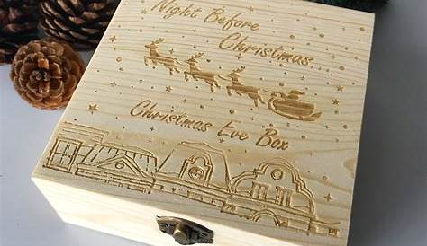 Christmas Wooden Box Rustic Centerpiece Diy Wood