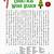 christmas word search printable puzzles