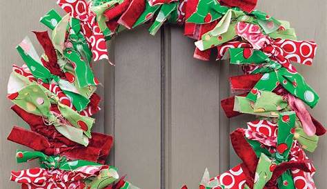 Christmas Wreath Material DIY Fabric Wrapped s Diy s To