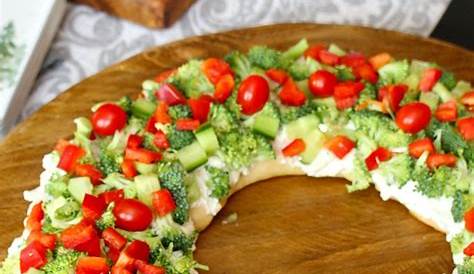 Christmas Wreath Veggie Pizza With Vegetables Buona Pappa