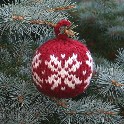 Christmas Ball Knitting Pattern Free