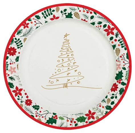 Christmas Bread Plates