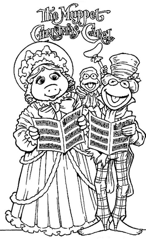 christmas carols coloring pages