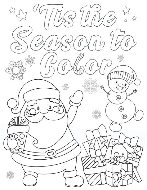 Christmas Colouring Pages