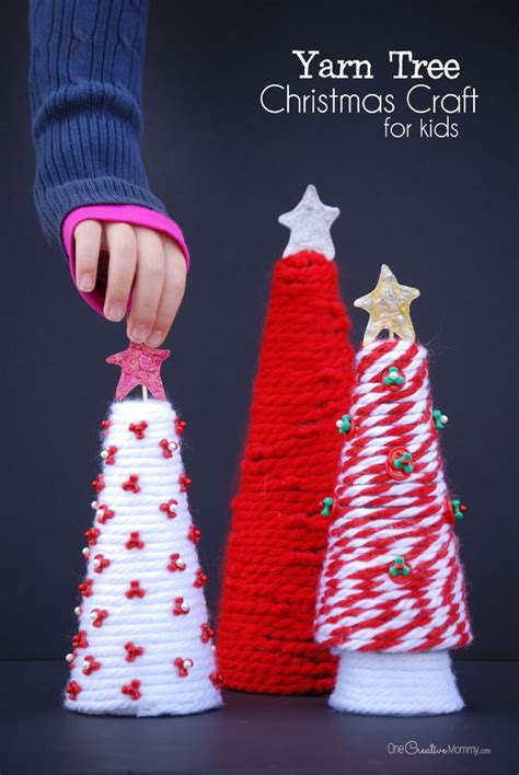 christmas crafts using yarn