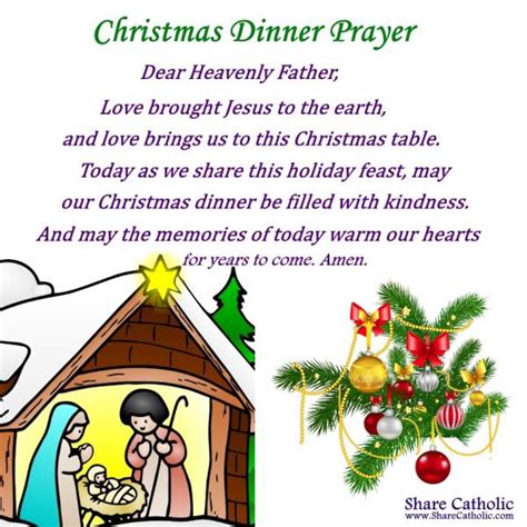 christmas day meal prayer
