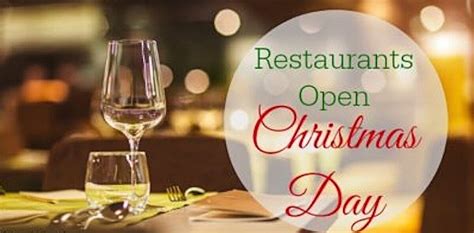 christmas day restaurants open