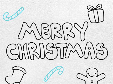 christmas drawing simple