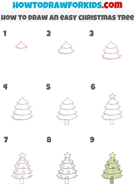 christmas drawing tutorial