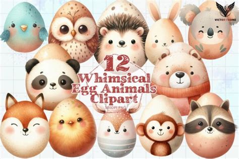 Christmas Egg Animals