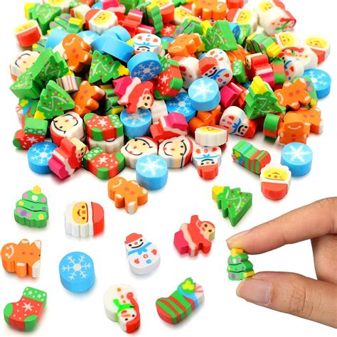 Christmas Erasers Bulk