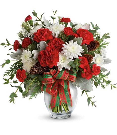 christmas florist designed bouquet