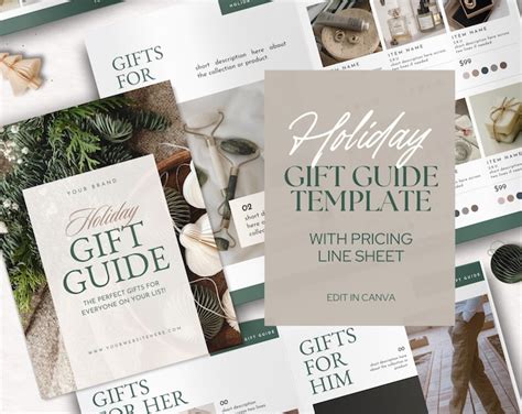 Christmas Gift Guide Template