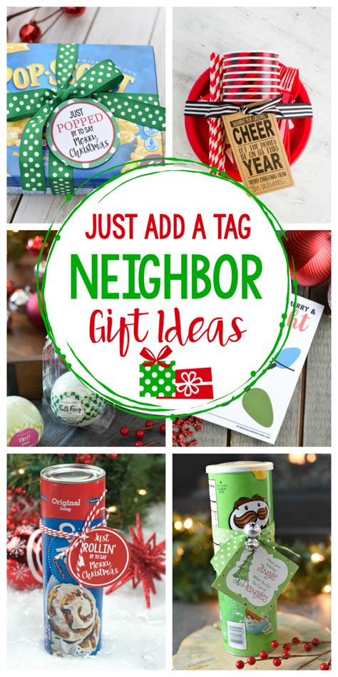 25+ Christmas Neighbor Gift Ideas with Printables The Polka Dot Chair