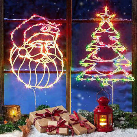 Christmas Light Up Window Decor