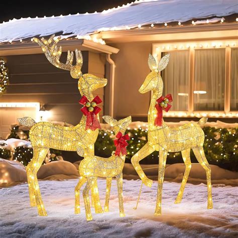 Christmas Lighted Yard Decorations