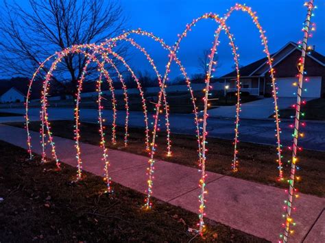 Christmas Lights Using Pvc Pipe