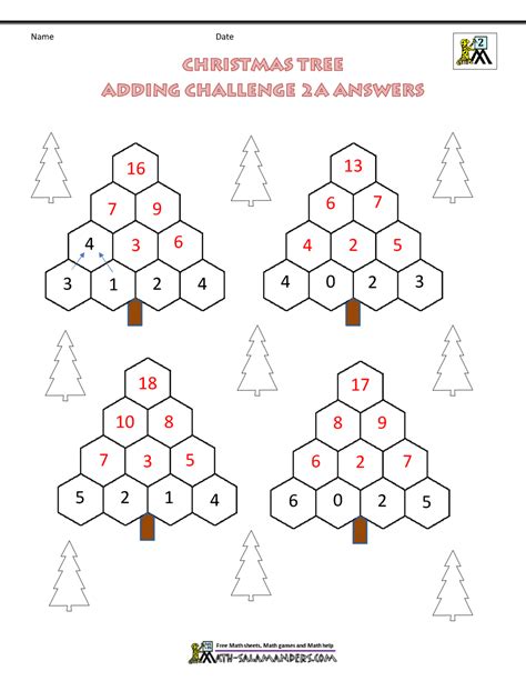 Christmas Math 2Nd Grade