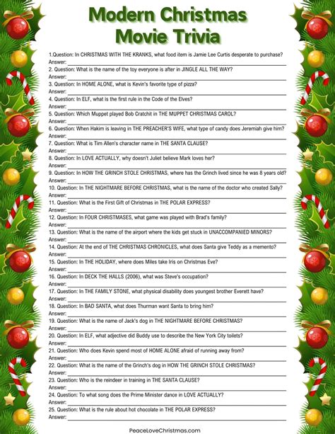Christmas Movie Trivia For Kids - Mohis