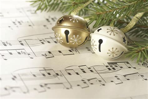 Christmas Music Notes Background