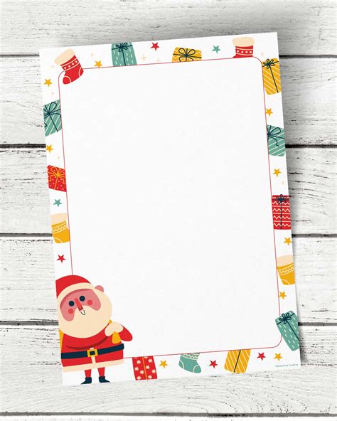 Christmas Paper With Border