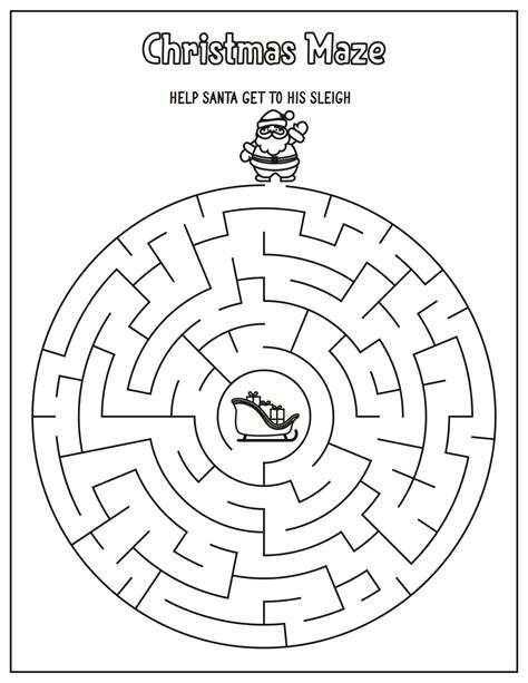 Christmas Printable Activity Page