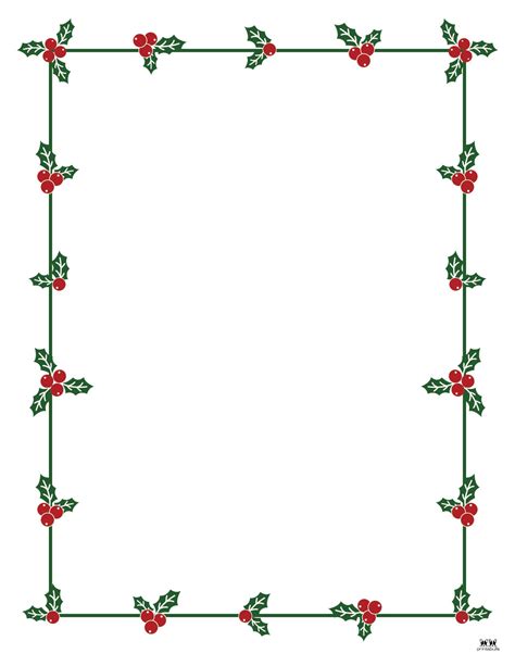 Christmas Printable Border Free