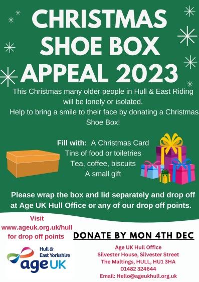 christmas shoebox appeal 2023 uk
