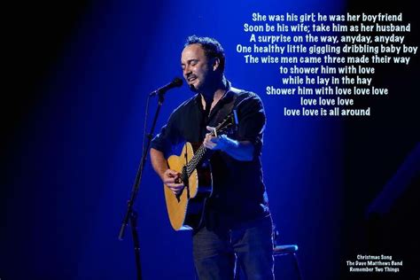 Lyrics by Dave Matthews, Art work by Steve Hunt Dave matthews, Dave