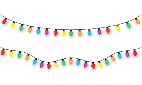 Christmas String Lights Vector
