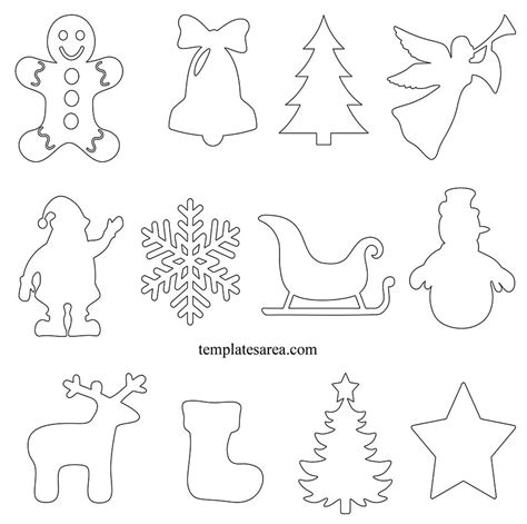 Christmas Template Shapes