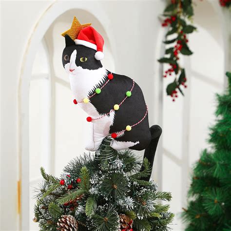 Christmas Tree Cat Topper