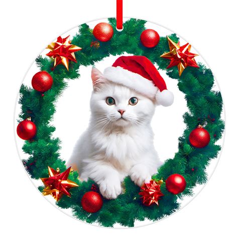 Christmas Tree Decorations Cat