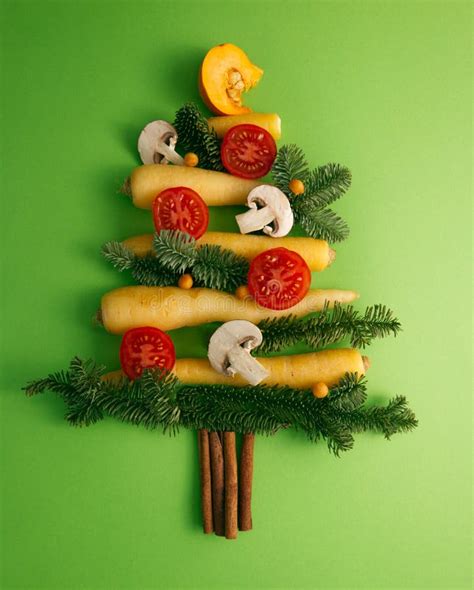 Christmas Tree From Vegetables