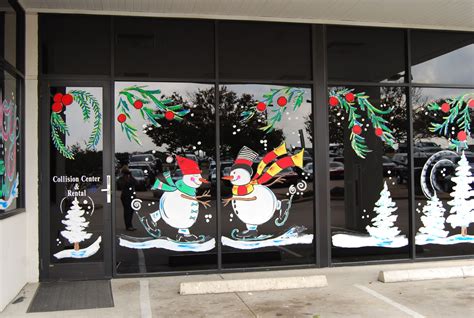 Christmas Trees In Windows
