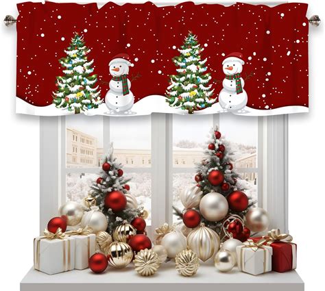 Christmas Valance For Kitchen Window