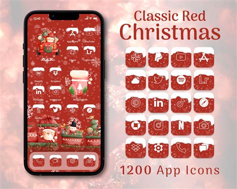 Christmas Widgets Red Long