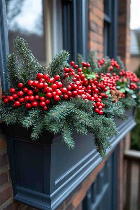Christmas Window Boxes Pinterest