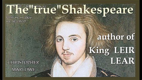 christopher marlowe wrote shakespeare's plays