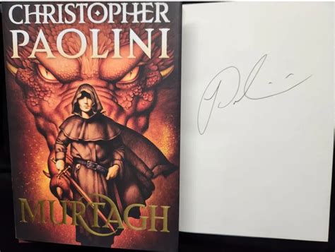 christopher paolini signed book