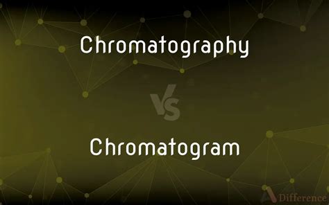 Chromatogram Vs Chromatography