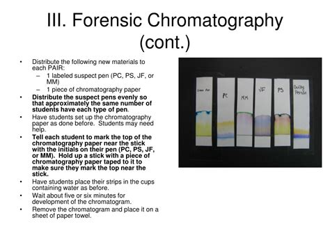 Chromatography In Forensic Science Ppt