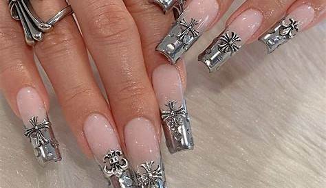 Chrome Hearts Nail Art 𝐊𝐀𝐓𝐈𝐄 𝐀𝐋𝐈𝐂𝐄 • NAIL ART • UK On