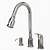 chrome pull down kitchen faucet