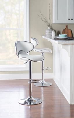 Chrome Adjustable Height Bar Stool
