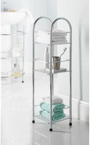 chrome bathroom caddy