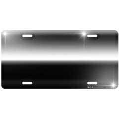 Chrome Custom License Plate