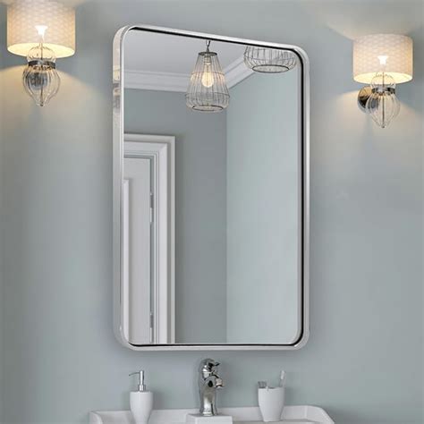 Chrome Edged Bathroom Mirrors