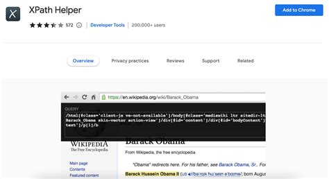 Chrome Extension Xpath Helper
